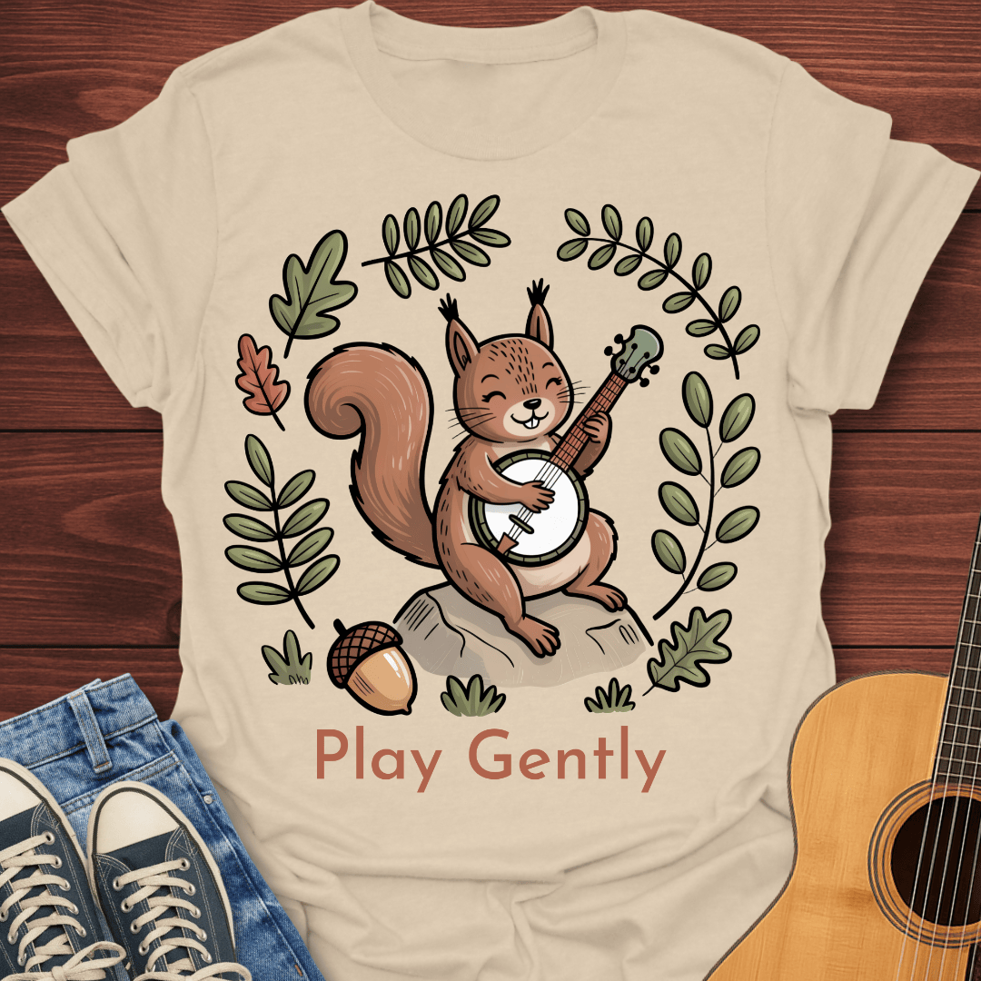Banjo Squirrel T-Shirt