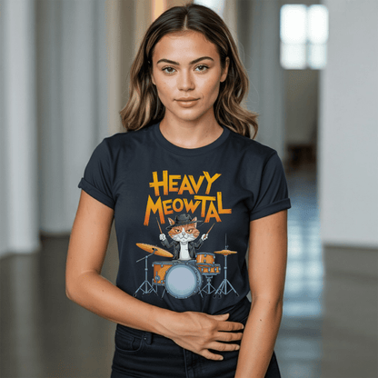 Heavy Meowtal T-Shirt