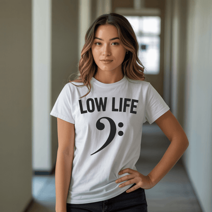 Low Life Bass Clef T-Shirt
