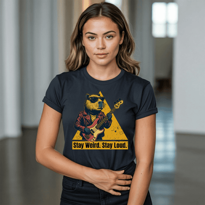 Loud Bass Capybara T-Shirt