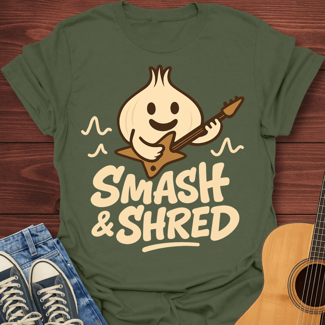 Smash & Shred Garlic Guitar T-Shirt