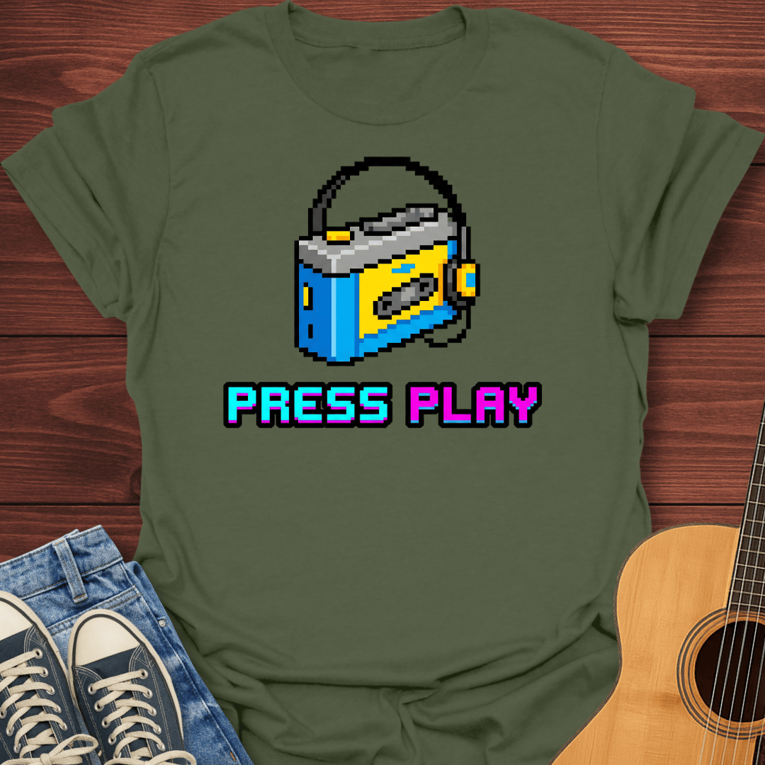8-bit Walkman Nostalgia T-Shirt