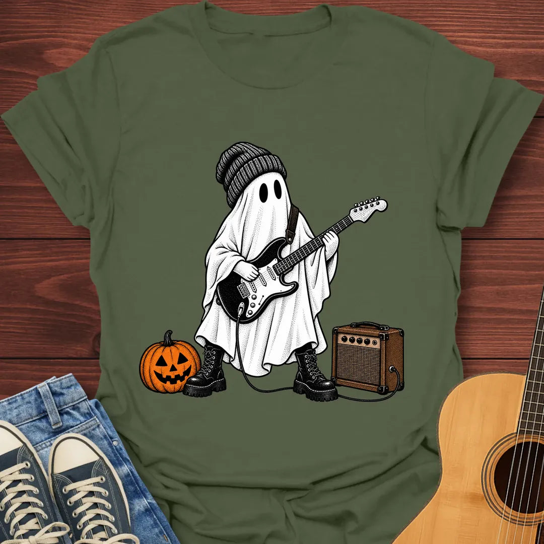 Spooky Rock Ghost T-Shirt