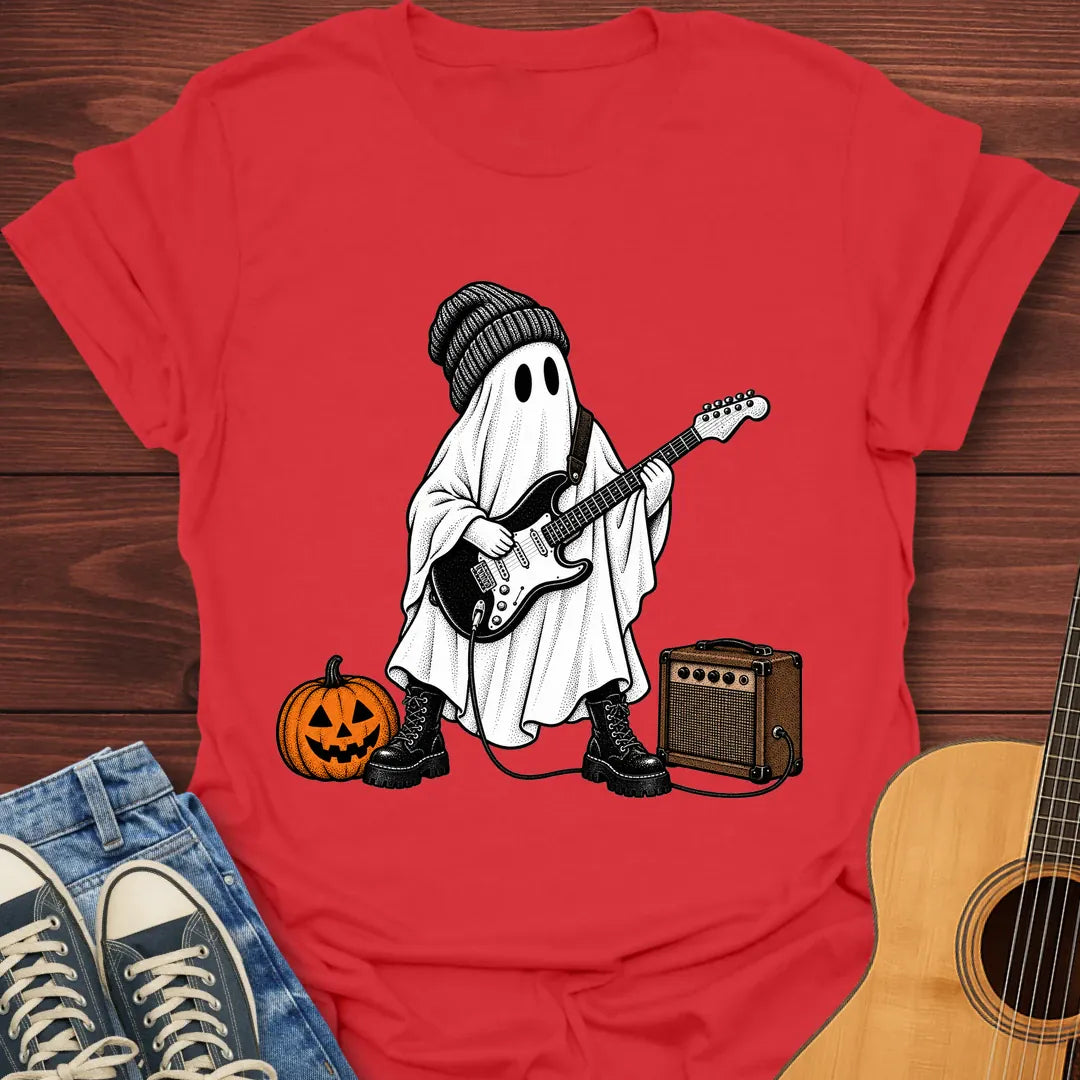 Spooky Rock Ghost T-Shirt