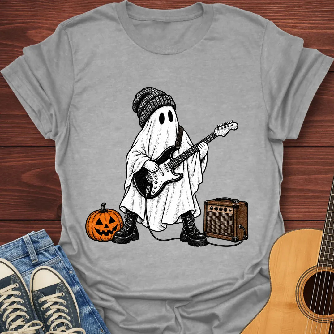 Spooky Rock Ghost T-Shirt