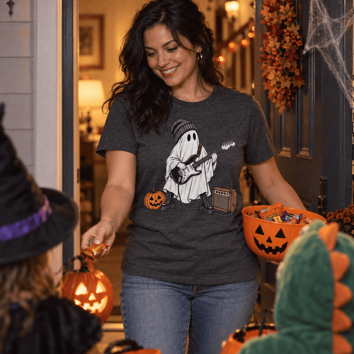 Spooky Rock Ghost T-Shirt