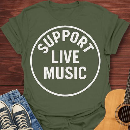 Support Live Music T-Shirt