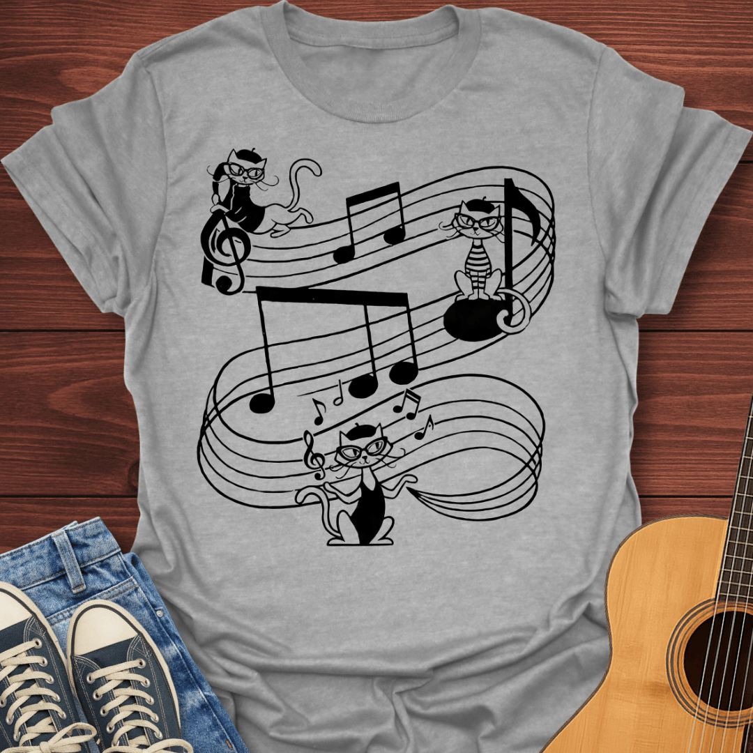 Beatnik Cat Jazz Club T-Shirt
