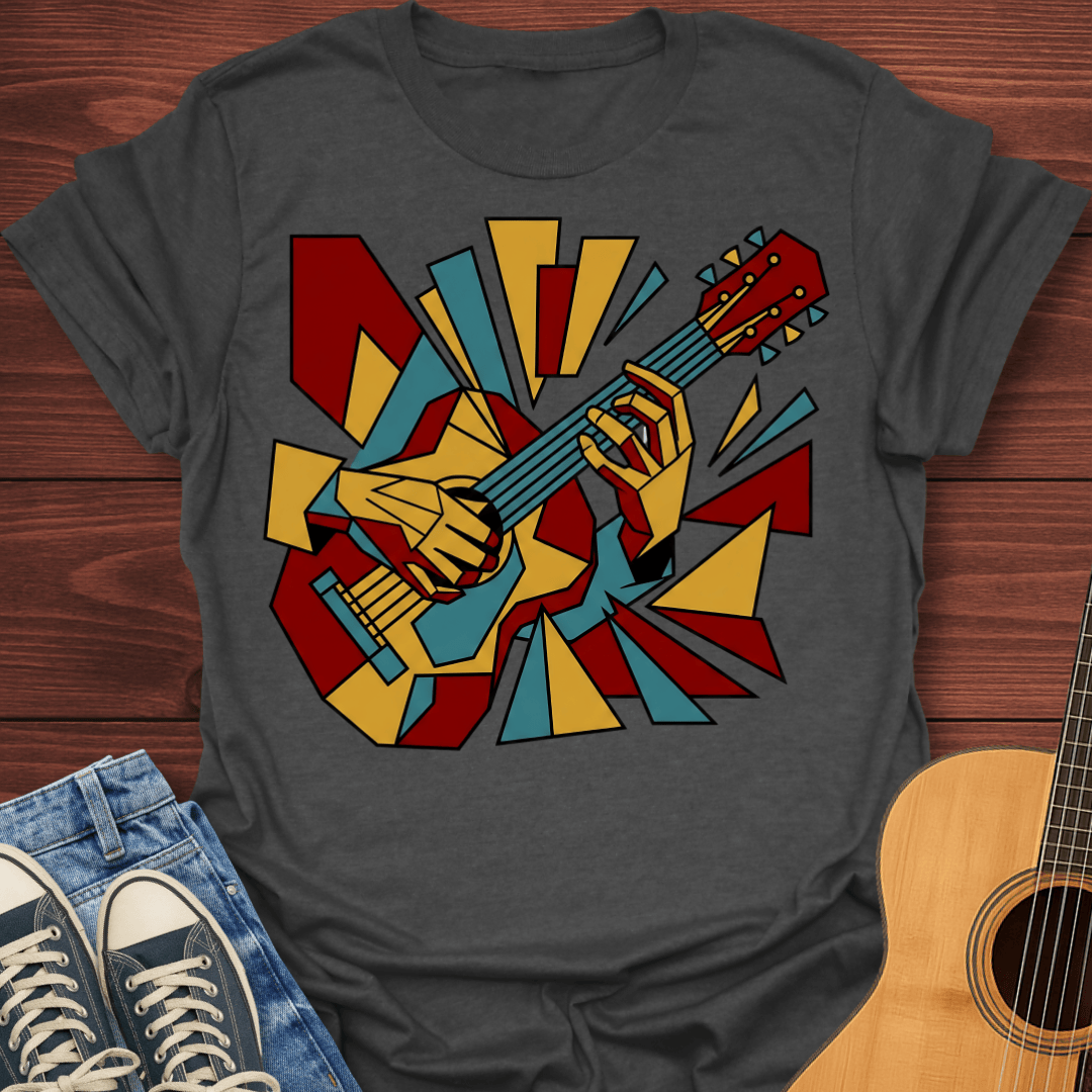 Cubist Guitar T-Shirt