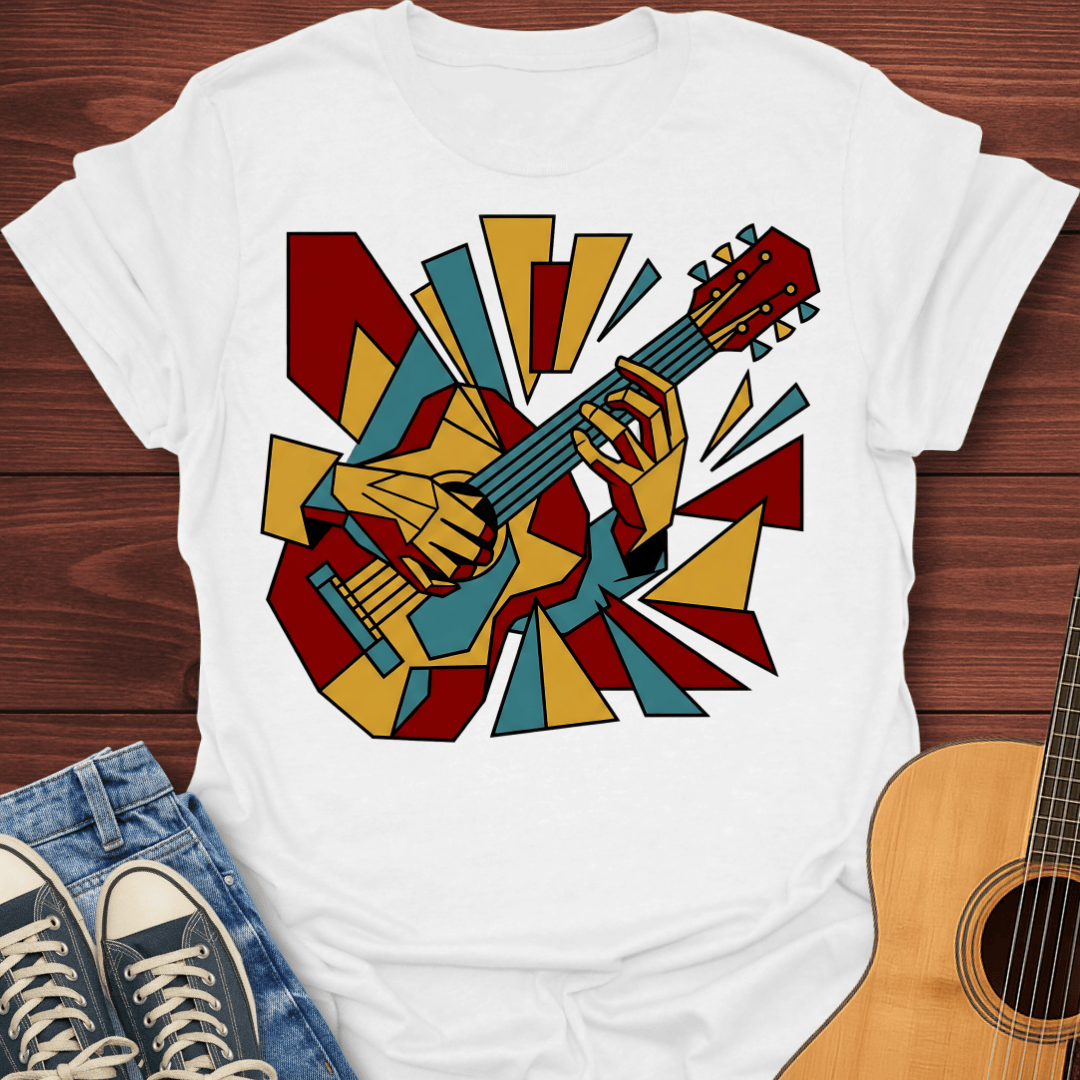 Cubist Guitar T-Shirt