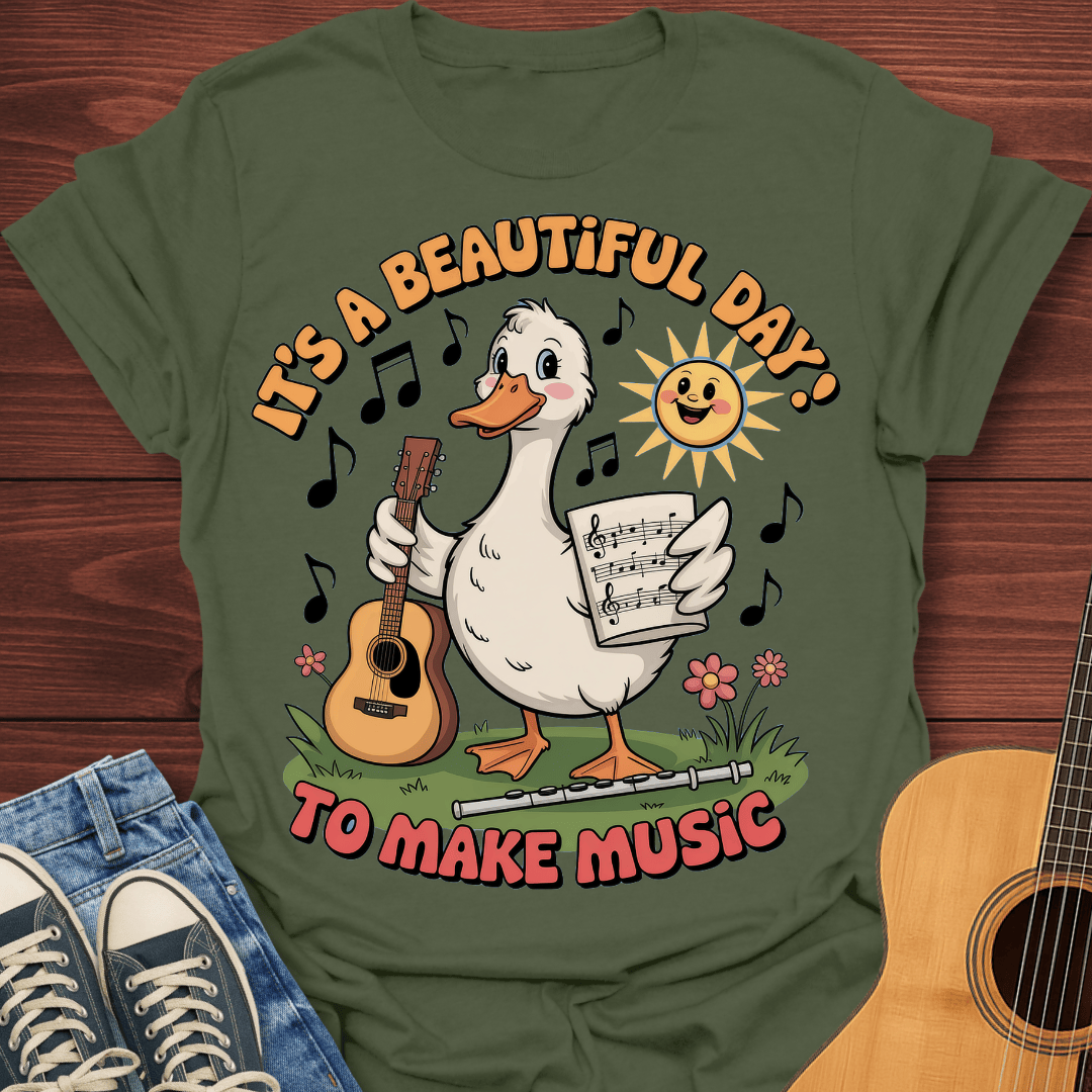 Beautiful Day to Make Music T-Shirt