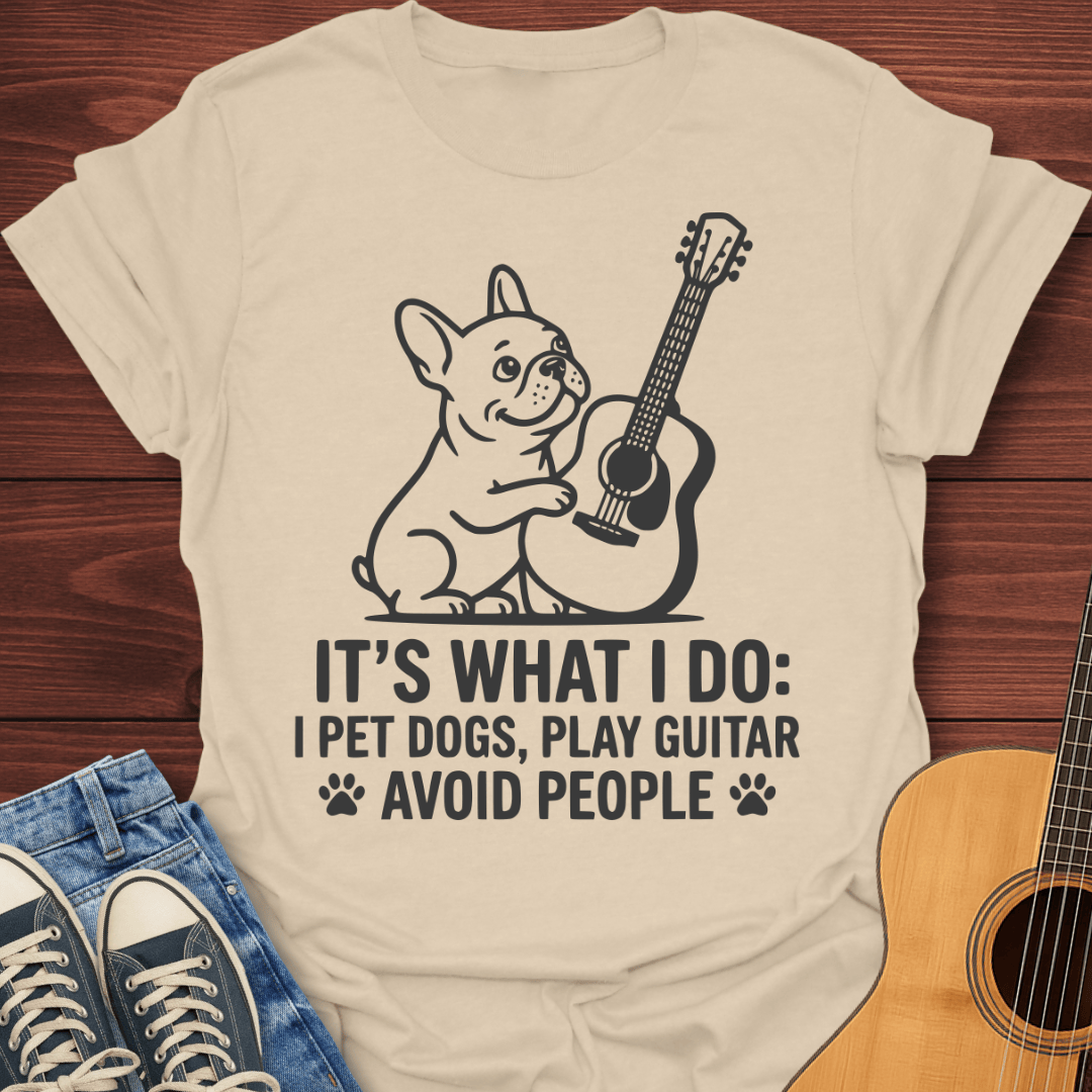 Play Guitar Avoid People T-Shirt