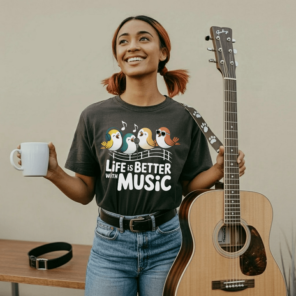 Life is Better With Music T-Shirt