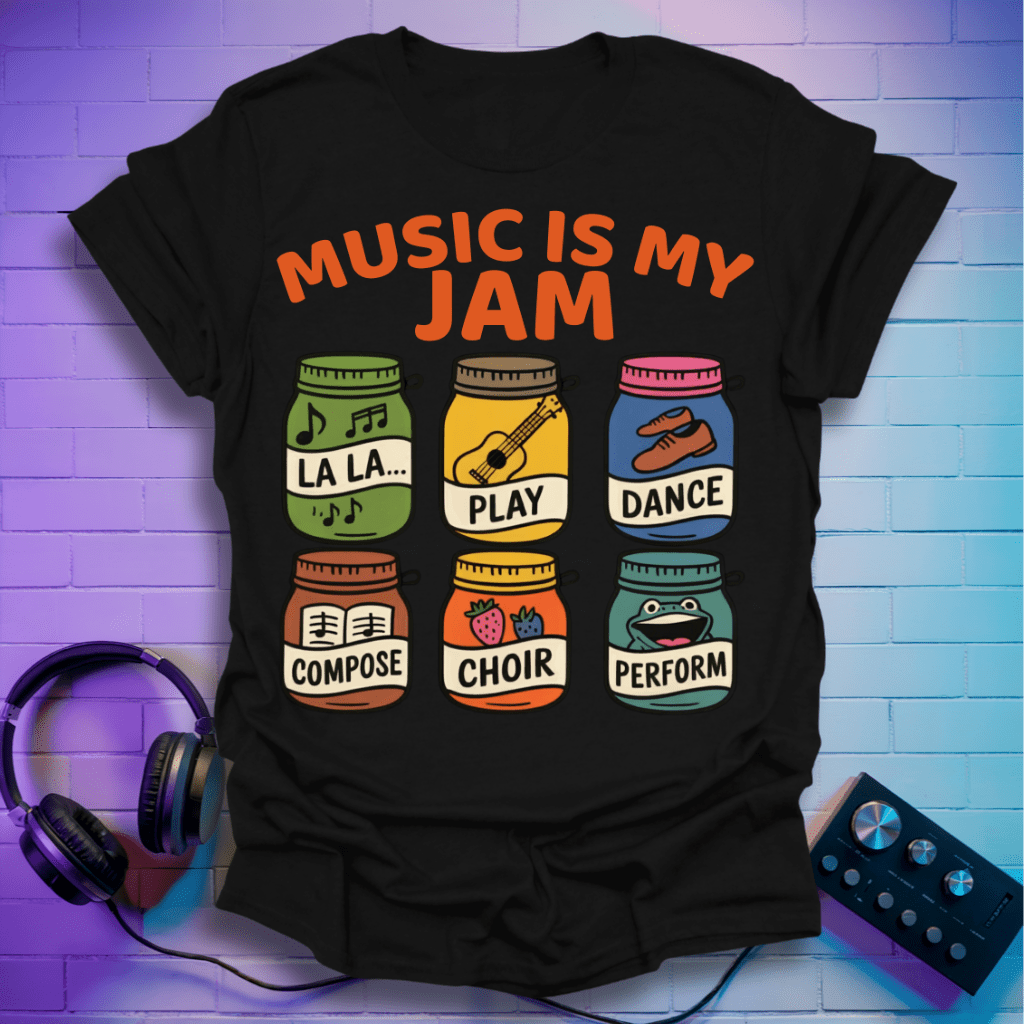 Music Is My Jam - T-Shirt