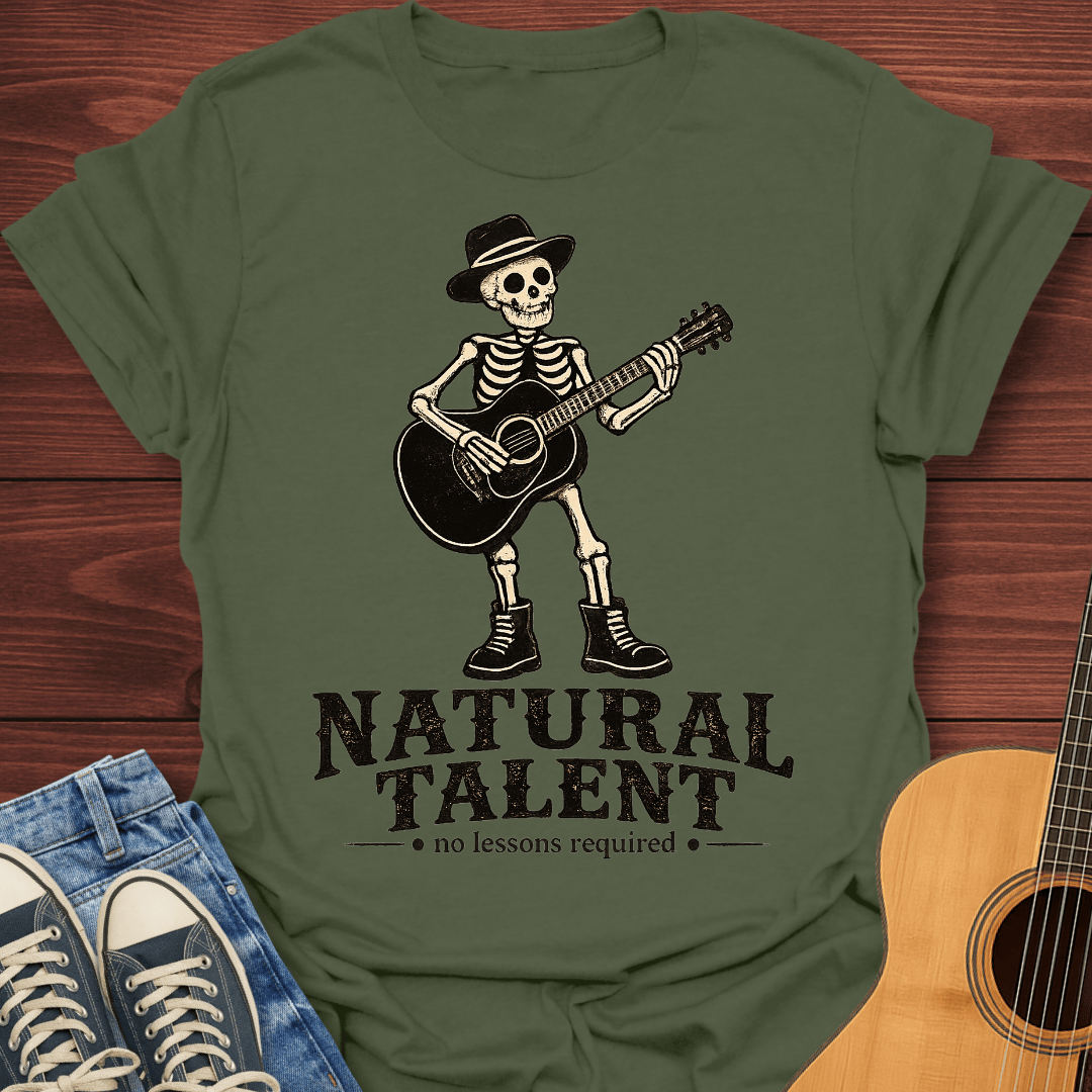 Natural Talent Skeleton T-Shirt