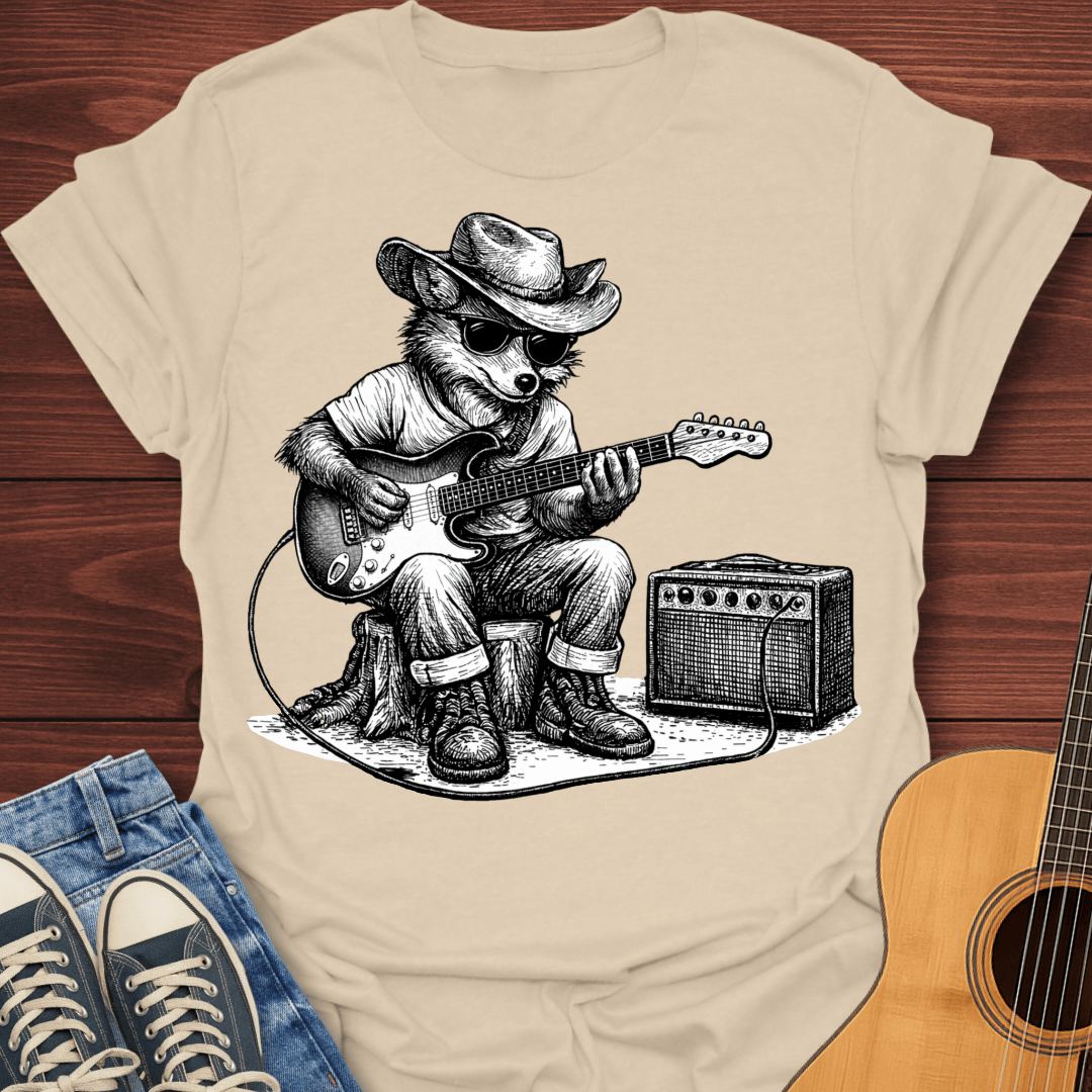 Outlaw Fox Guitarist T-Shirt