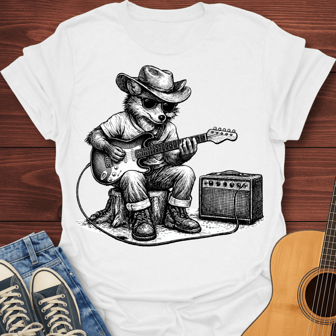 Outlaw Fox Guitarist T-Shirt