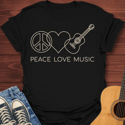 Peace Love Music T-Shirt