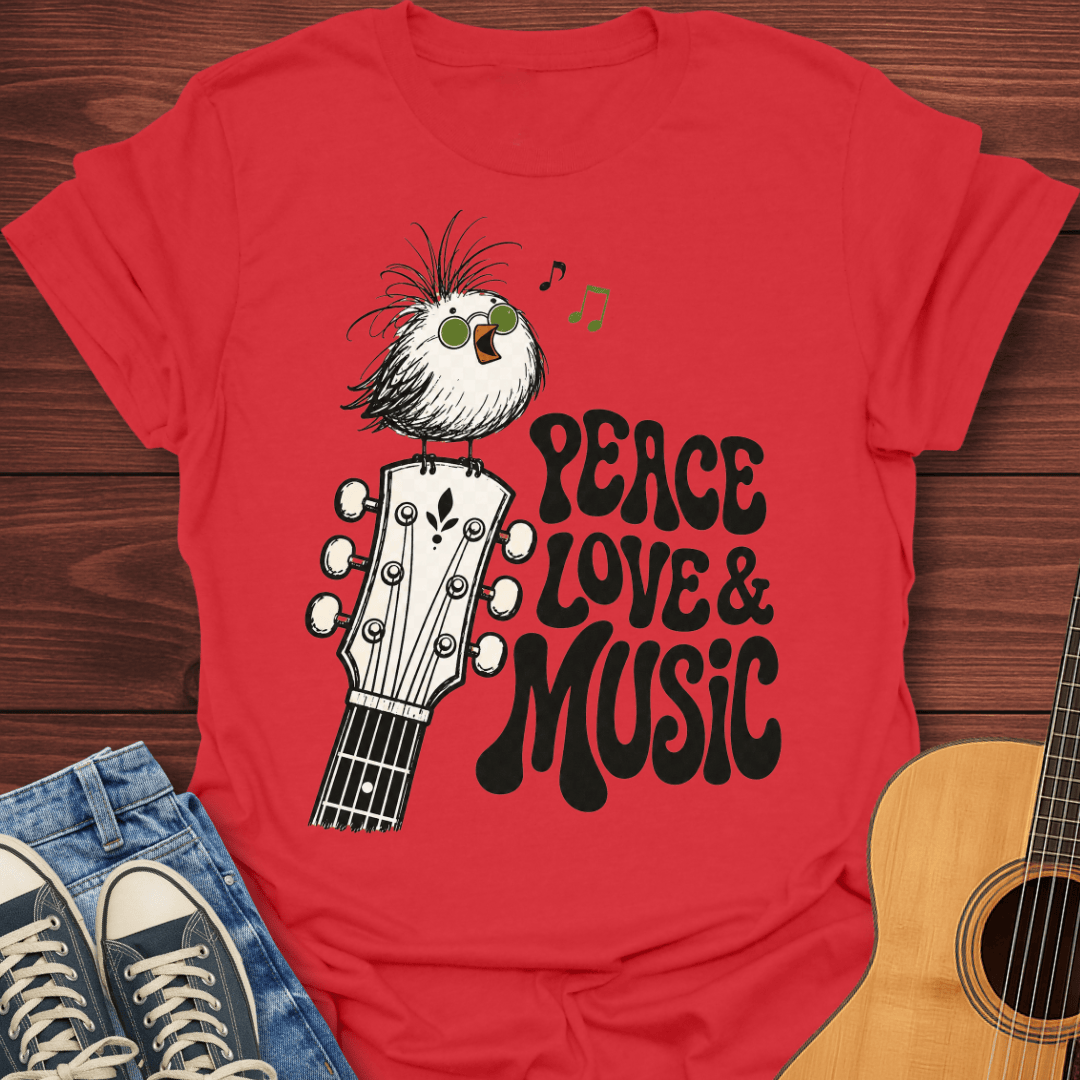 Groovy Music Bird T-Shirt