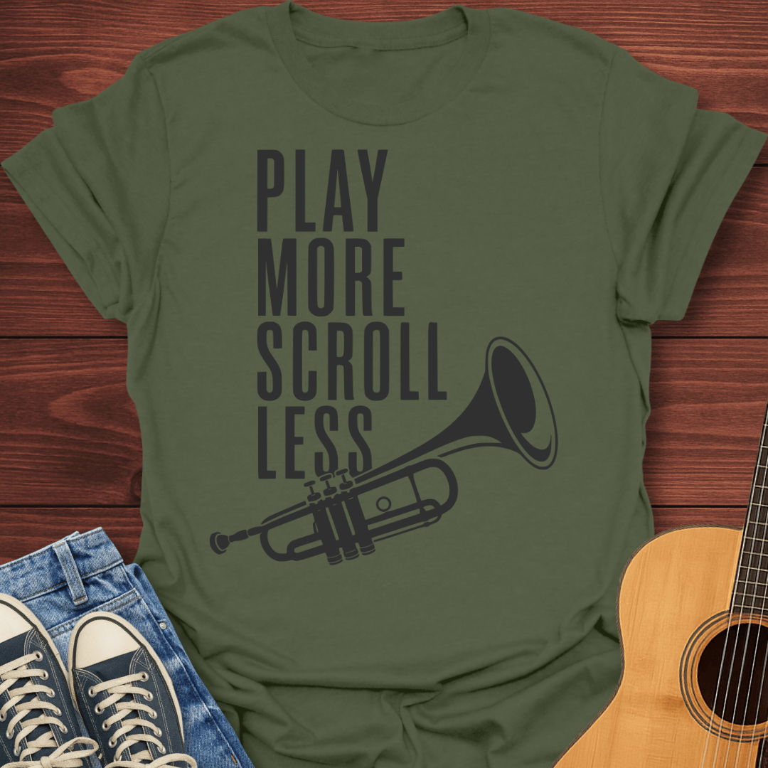 Play More Scroll Less T-Shirt