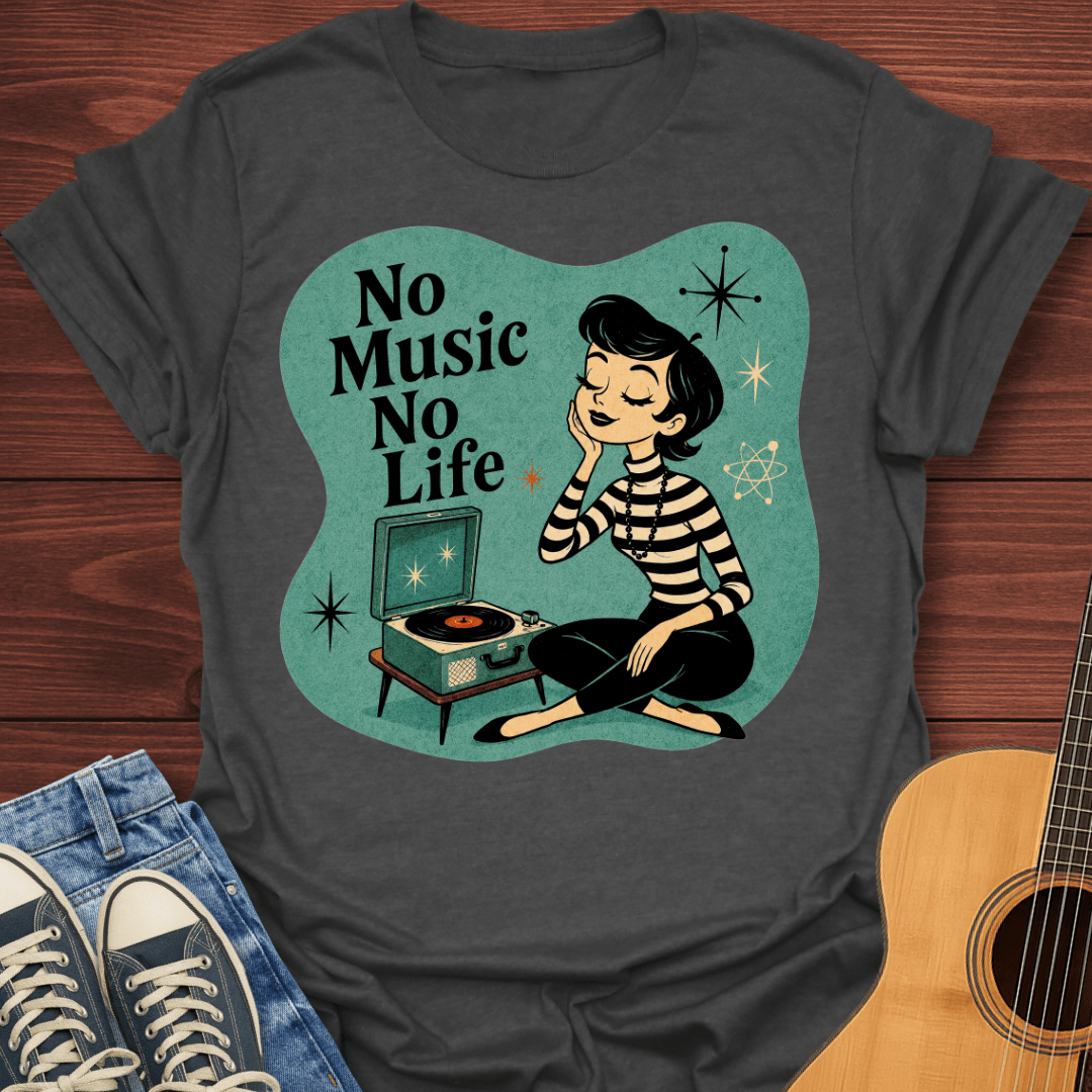 Retro Vinyl Girl T-Shirt