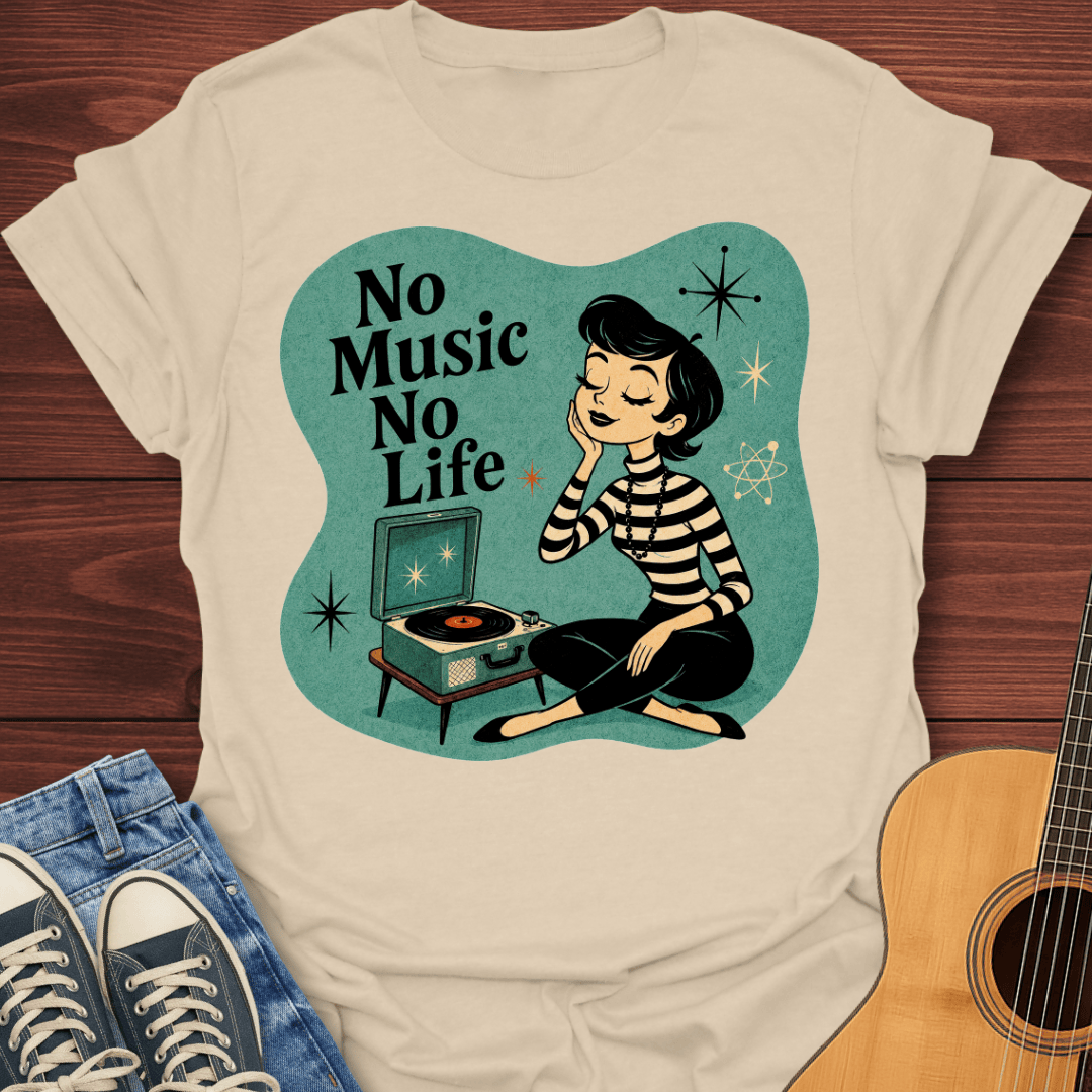 Retro Vinyl Girl T-Shirt