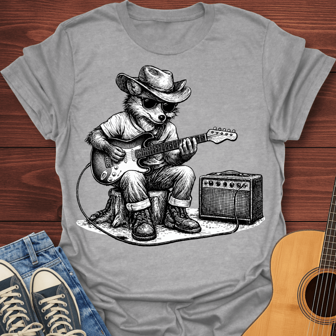 Outlaw Fox Guitarist T-Shirt