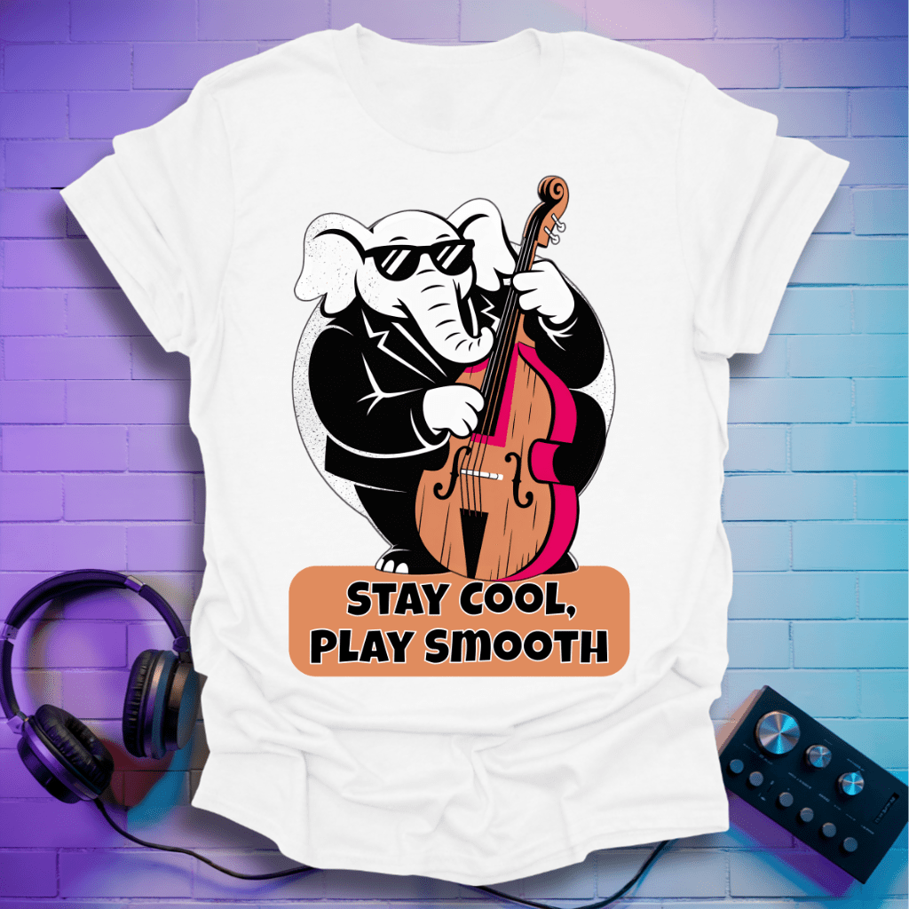 Cool Jazz Elephant T-Shirt